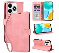 GOTOURED for Honor X5C/X5C Plus Wallet Case RFID 4 Card Slots (Pink)