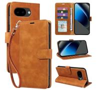 GOTOURED RFID Blocking Flip Wallet Case for Google Pixel 10A (Brown)