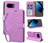 GOTOURED RFID Blocking Flip Wallet Case for Google Pixel 10A (Purple)