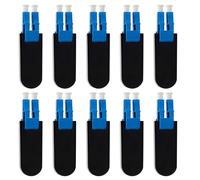 Gotrain LC Fiber Optic Loopback Adapter 10pcs Singlemode LC/UPC Fiber Optic Loopback Tester for Fibre Optic Networks Fibre Optic Cable Testing