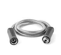 Gotron Short Garden Hose 5ft, Metal Leader Water Hose, Lightweight and Kink Free Stainless Steel Water Pipe for RV, Outdoor, Yard, Lawn, 5ft x 5/8", Female to Male