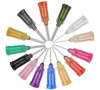 GOTRUST 84pcs Syringe Needles Blunt Tip, 1/2 Inch Industrial Dispensing Needles, Liquid Dispenser Needle, Straight Blunt Needle for Refilling, Inks and Syringes