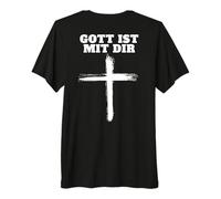 Gott ist mit dir Glaube an Gott (auf dem Rücken) Premium T-Shirt