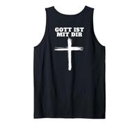 Gott ist mit dir Glaube an Gott (auf dem Rücken) Tank Top