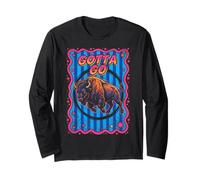 Gotta Go Bison Buffalo Funny Long Sleeve T-Shirt