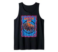 Gotta Go Bison Buffalo Funny Tank Top