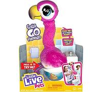 Gotta go Flamingo! Feed Sherbert Magic Food and When he Sings he has Gotta go Toilet! He Repeats What You say Also! You Won't be able to Stop Laughing & Singing Along.