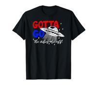 Gotta-Go The Vibes are Off Flying Saucer UFO Space Tee Value Graphic T-Shirt
