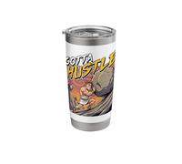 Gotta Hustle - Comic Style Sisyphus Stainless Steel Insulated Tumbler
