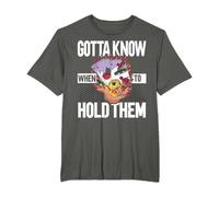 Gotta Know When To Hold Them Poker Casino Bluffing T-Shirt