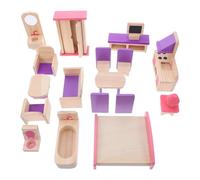 GOTTAJOY 1 Set Wooden Dollhouse Furniture Miniature Diy Pretend Play Toy Accessories for Kids