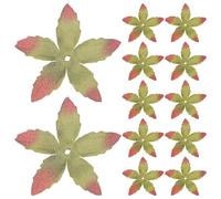 GOTTAJOY 100pcs Five-pointed Artificial Flower Calyxes Lightweight Realistic for Diy Crafting Floral Arrangements