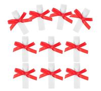 GOTTAJOY 10pcs Adorable Graduation Doll with Mini Diploma 4.5cm Blank Scroll for Party Decoration