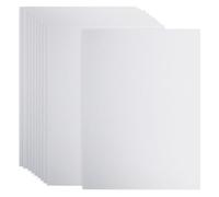 GOTTAJOY 10pcs Bright Silver 20 * 30cm Heat Transfer Aluminum Plates with Sublimation Coating for Diy Crafting and Home Decor