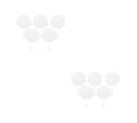 GOTTAJOY 10pcs Graduation Party Hand Fans Sublimation Blanks with Floral Shape for Diy Photo Frame Memorial Souvenirs Wedding Decor