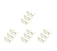 GOTTAJOY 12pcs 50th Birthday Party Glasses Gold Number Eyewear Photo Booth Props Anniversary Celebration Decorations