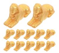 GOTTAJOY 12pcs Ancient Egyptian Mini Resin Sphinx Statues for Home Decor Terrarium and Table Centerpieces