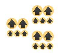 GOTTAJOY 15pcs Arrow Floor Stickers Directional Safety Decals Warning Signs for Social Distancing in Schools Hospitals Markets