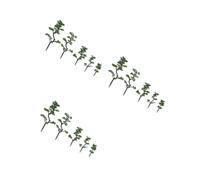 GOTTAJOY 15pcs Mini Spruce Artificial Trees for Model Railway Scenery Diy Crafts and Landscape Building