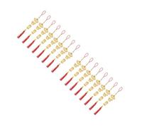 GOTTAJOY 16pcs Chinese New Year Horse Ornaments Spring Festival Hanging Decorations for Indoor Outdoor Home Decor Lunar Pendant