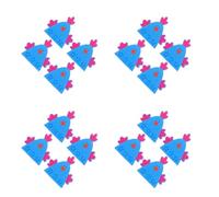 GOTTAJOY 16pcs Insulated Blue Chick Egg Pouches for Boiled Eggs and Easter Table Decorations