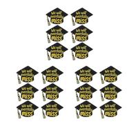 GOTTAJOY 18pcs Graduation Brooch Pins Class of 2025 Enamel Lapel Jewelry for High School College Teacher Student Graduates