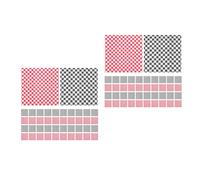 GOTTAJOY 200pcs Food Grade Hamburger Wrapping Paper Checkered Greaseproof Baking Parchment 30x30cm for Sandwiches Burgers Hot Dogs Assorted Colors