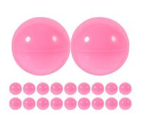 GOTTAJOY 20pcs Openable Raffle Balls 4cm Plastic Hollow Party Game Props for Team Building Activities Candy Storage Pink