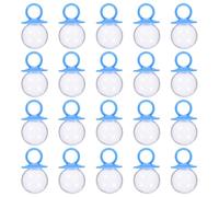 GOTTAJOY 20pcs Pacifier Candy Boxes Mini Bottles Fillable Favor Decorative for Baby Shower Wedding Birthdays Celebrations