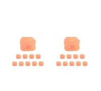 GOTTAJOY 20pcs Realistic Latex Pig Nose Costume Accessories with Elastic Band for Halloween Cosplay Party Animal Props