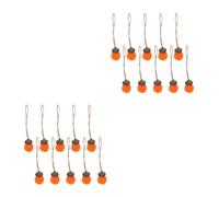 GOTTAJOY 20pcs Wool Felt Pine Cone Balls Ornaments Diy Hanging Decorations for Christmas Tree Winter Holiday Crafts