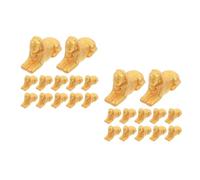 GOTTAJOY 24pcs Egyptian Sphinx Figurines Mini Resin Statues Ancient Desert Decor for Home Terrarium Table Centerpiece Souvenirs