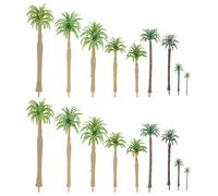 GOTTAJOY 29pcs Plastic Model Trees for Diy Scenery Architectural Sand Table Layout with Multiple Sizes