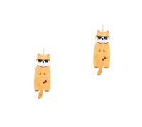 GOTTAJOY 2pcs Cartoon Animal Hand Towel Soft Absorbent Quick Dry Washcloth for Kitchen Bathroom Kids Room