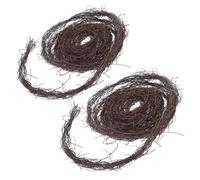 GOTTAJOY 2pcs Natural Rattan Vine Garland for Diy Crafts Wedding Party Home Decoration 4.6m Length
