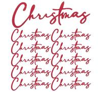 GOTTAJOY 30pcs Christmas Cake Toppers Red Side Decorations for Holiday Baking Parties