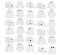 GOTTAJOY 30pcs Miniature Resin Rabbit Figurines for Diy Micro Landscape Desktop Decoration