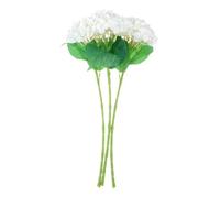 GOTTAJOY 3pcs Ivory Soft Touch Artificial Hydrangea Bouquet for Wedding Table Centerpiece and Home Decor