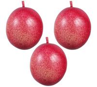 GOTTAJOY 3pcs Lifelike Passion Fruit Artificial Model High Simulation Display Prop for Home Decor