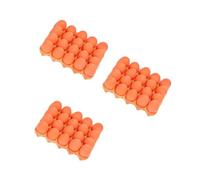 GOTTAJOY 3sets Miniature Fake Eggs with Tray 1:12 Dollhouse Kitchen Decor Pretend Food Toy for Kids Mini Models Brown 60pcs