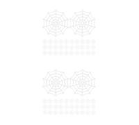 GOTTAJOY 400pcs Glow in The Dark Halloween Spider Web Decorations Luminous Cobweb Party Supplies Scary Photo Props