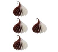 GOTTAJOY 4pcs Artificial Ice Cream Realistic Simulation Cake Tip Imitation Fake Food Desserts Fake Cookies Model For Home Shops Staging Decoration Display Props