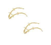 GOTTAJOY 4pcs Flexible Joints Chinese Dragon Figurine Metal Gold Zodiac Sculpture for Home Office Desk Feng Shui Decoration