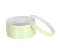 GOTTAJOY 5pcs Glow in The Dark Tape Fluorescent Safety Stair Marking Luminous Anti-slip Floor Stickers 1cm X 1m Green for Schools Hospitals Emergency Use