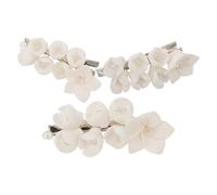 GOTTAJOY 6pcs Crystal Bridal Hair Clips Floral Wedding Hairpins Decorative Barrette Accessories for Brides Hairstyles