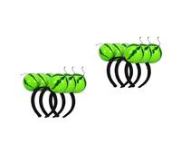 GOTTAJOY 6pcs Funny Watermelon Headband Novelty Fruit Shaped Hair Accessories for Summer Tropical Luau Party Favors Costume Decorations