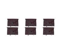 GOTTAJOY 6pcs Half Waist Apron with Pockets for Waiters Servers Bistro Comfortable Easy Clean Cafes Restaurants Tea Houses