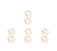 GOTTAJOY 8pcs Justice Scales Lawyer Brooch Pin Gold Metal Collar Badge Accessory for Suit Dress
