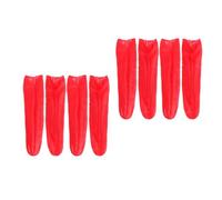 GOTTAJOY 8pcs Realistic Red Long Tongue Prop for Halloween Scary Stage Magic Tricks and Prank Accessories