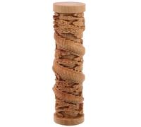 GOTTAJOY Artistic 3d Carved Wooden Dragon Pillar Sculpture 13.5x3.5cm Desk Ornament for Home Office Decoration Symbolizing Peace